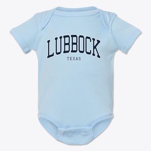 Lubbock Texas Traditional Baby Onesie