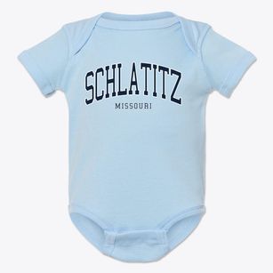 Schlatitz Missouri Traditional Baby Onesie