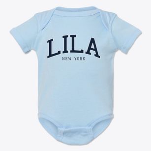 Lila New York Traditional Baby Onesie