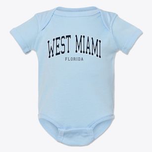 West Miami Florida Traditional Baby Onesie