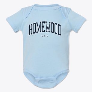 Homewood Ohio Traditional Baby Onesie