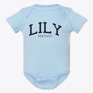 Lily Kentucky Traditional Baby Onesie
