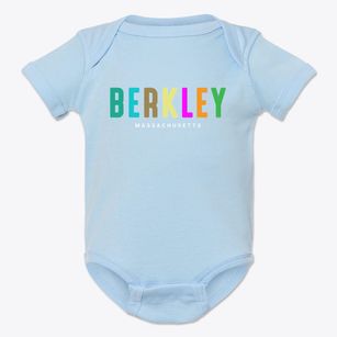 Berkley Massachusetts Color Pop Baby Onesie