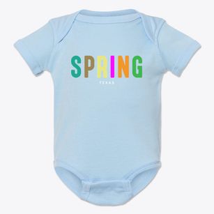 Spring Texas Color Pop Baby Onesie