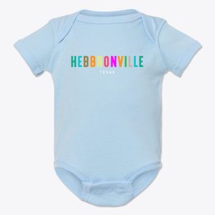 Hebbronville Texas Color Pop Baby Onesie