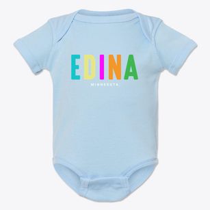Edina Minnesota Color Pop Baby Onesie