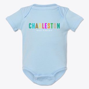 Charleston West Virginia Color Pop Baby Onesie