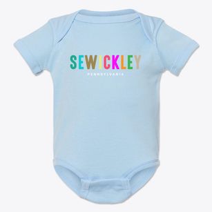 Sewickley Pennsylvania Color Pop Baby Onesie