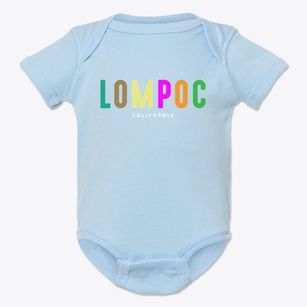 Lompoc California Color Pop Baby Onesie