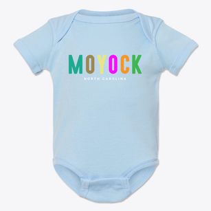 Moyock North Carolina Color Pop Baby Onesie