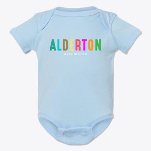 Alderton Washington Color Pop Baby Onesie