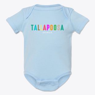 Tallapoosa Georgia Color Pop Baby Onesie