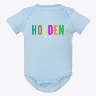 Holden Maine Color Pop Baby Onesie