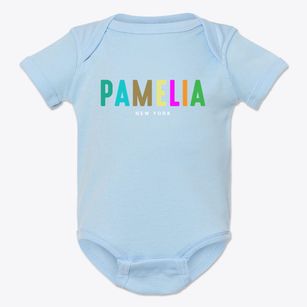 Pamelia New York Color Pop Baby Onesie