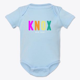 Knox New York Color Pop Baby Onesie