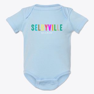 Selbyville Delaware Color Pop Baby Onesie