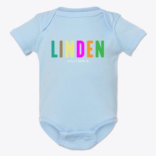 Linden California Color Pop Baby Onesie
