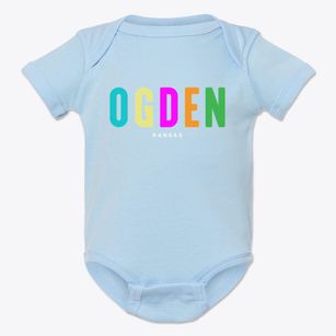 Ogden Kansas Color Pop Baby Onesie