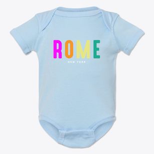 Rome New York Color Pop Baby Onesie
