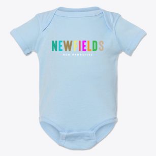 Newfields New Hampshire Color Pop Baby Onesie