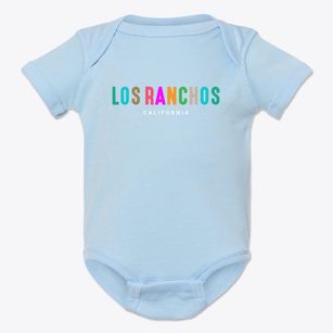 Los Ranchos California Color Pop Baby Onesie