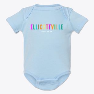 Ellicottville New York Color Pop Baby Onesie