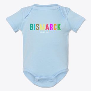 Bismarck Missouri Color Pop Baby Onesie
