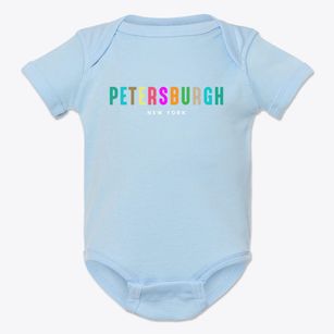 Petersburgh New York Color Pop Baby Onesie