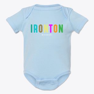 Ironton Missouri Color Pop Baby Onesie