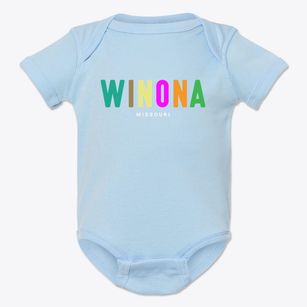 Winona Missouri Color Pop Baby Onesie