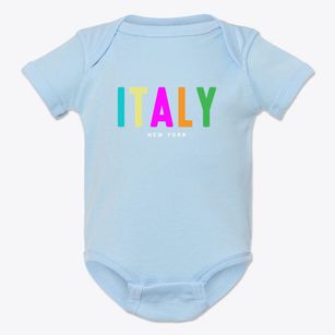 Italy New York Color Pop Baby Onesie