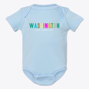 Washington New Hampshire Color Pop Baby Onesie
