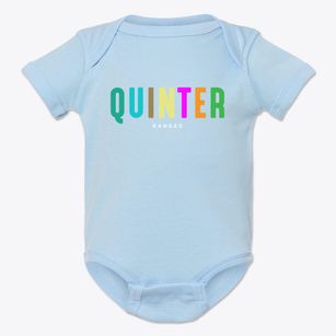 Quinter Kansas Color Pop Baby Onesie