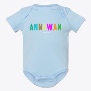Annawan Illinois Color Pop Baby Onesie