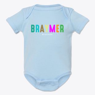 Braymer Missouri Color Pop Baby Onesie