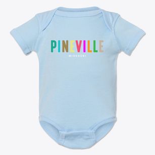 Pineville Missouri Color Pop Baby Onesie