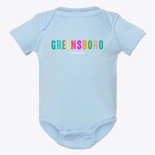 Greensboro Vermont Color Pop Baby Onesie