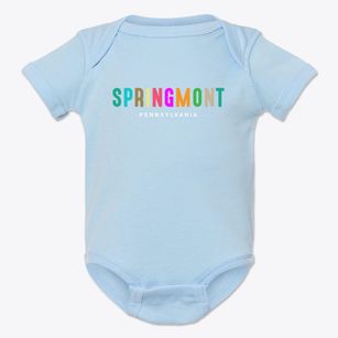 Springmont Pennsylvania Color Pop Baby Onesie