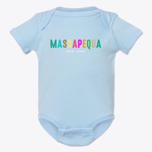 Massapequa New York Color Pop Baby Onesie