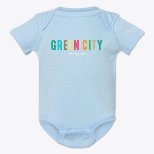 Green City Missouri Color Pop Baby Onesie