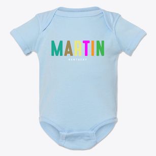 Martin Kentucky Color Pop Baby Onesie