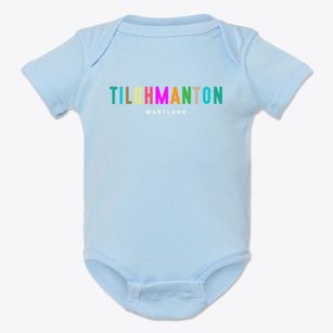 Tilghmanton Maryland Color Pop Baby Onesie