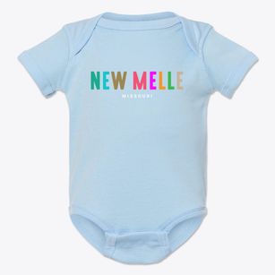 New Melle Missouri Color Pop Baby Onesie