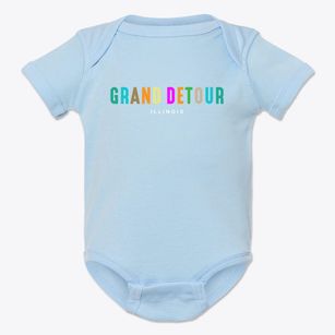 Grand Detour Illinois Color Pop Baby Onesie