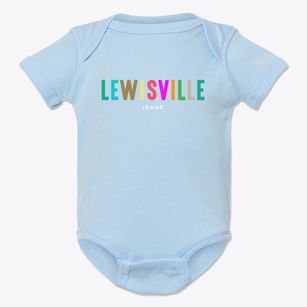 Lewisville Idaho Color Pop Baby Onesie