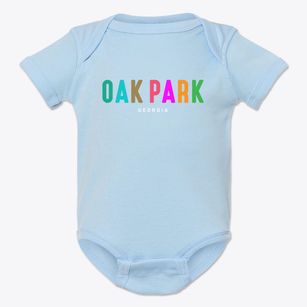Oak Park Georgia Color Pop Baby Onesie