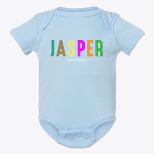 Jasper Arkansas Color Pop Baby Onesie
