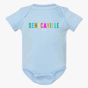 Senecaville Ohio Color Pop Baby Onesie