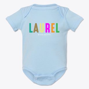 Laurel Mississippi Color Pop Baby Onesie