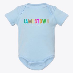 Jamestown Missouri Color Pop Baby Onesie